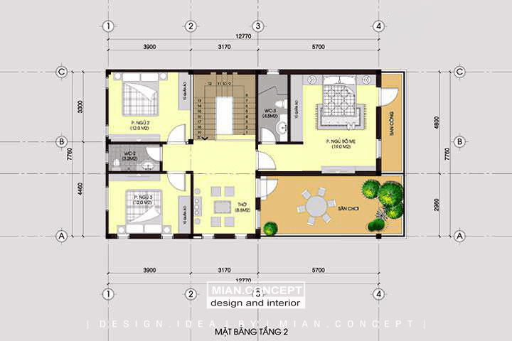 thiết kế nhà chữ l 60m2 có thể tích hợp những tiện ích thông minh giúp mọi ngõ ngách trở nên thân thiện